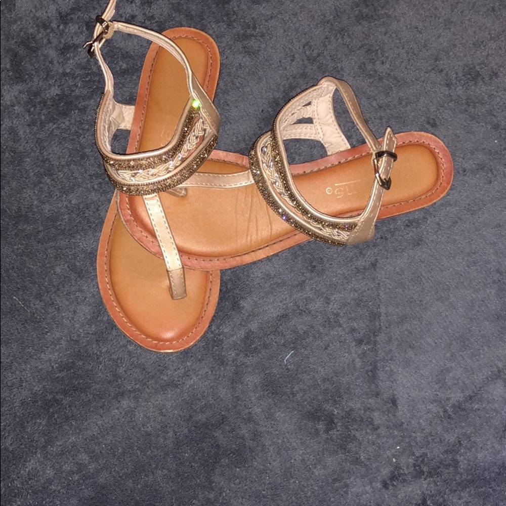 Size 1 sandals worn twice
